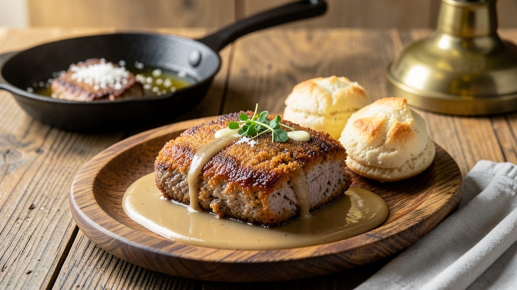Alton Brown's Chicken Fried Steak Recipe: Buttermilk-Brined Crunch With Velvety Centers