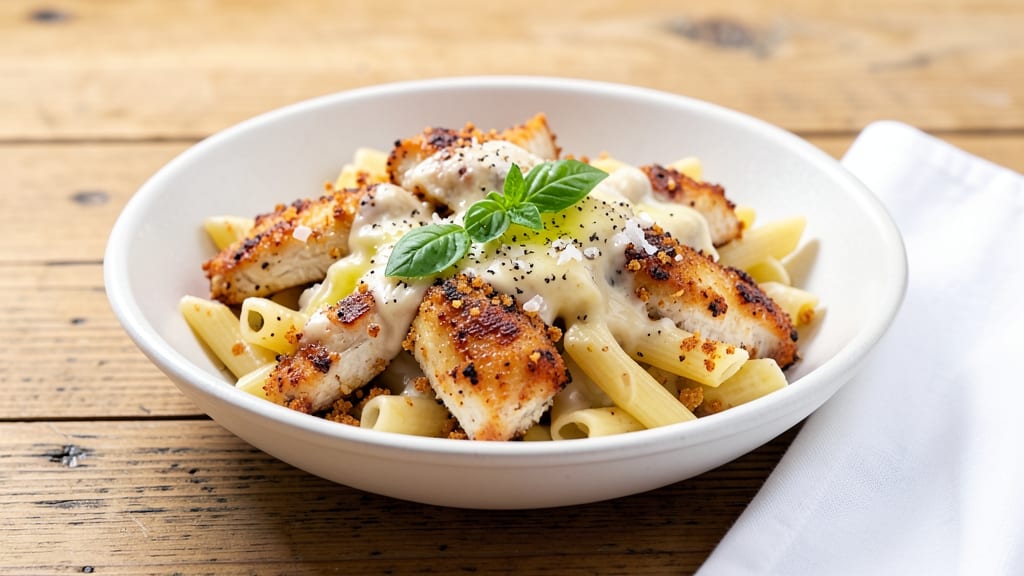 Applebee's Three Cheese Chicken Penne Copycat Recipe: Triple-Crusted Crunch With Melty Mozzarella Rivers