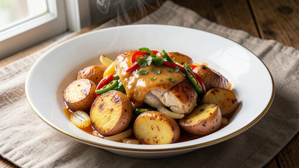 Aloo Chicken Salan Recipe: South Indian Potato and Chickpea Curry Magic