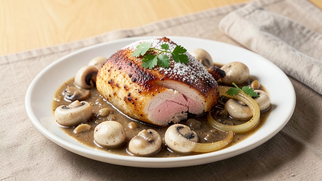 Baked Chicken With Mushroom Gravy Recipe: Savory Pan Sauce That Turns Leftovers Into Dinner