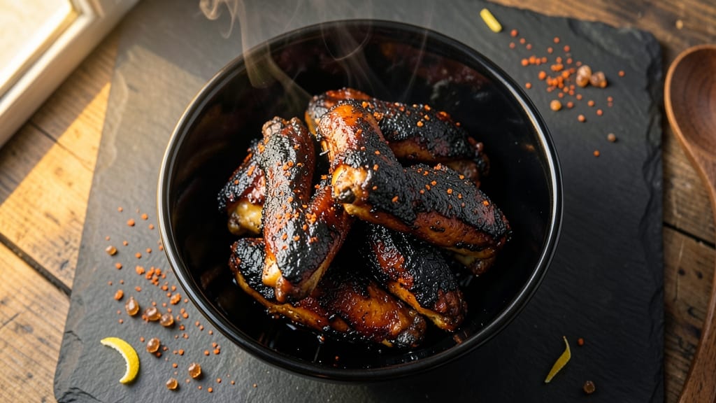 Baked Chicken Wings Black Recipe: Smoky Spice Crust With Juicy Centers