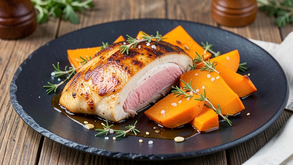 Baked Chicken Breast and Butternut Squash Recipe: Honey-Roasted Harmony in One Pan