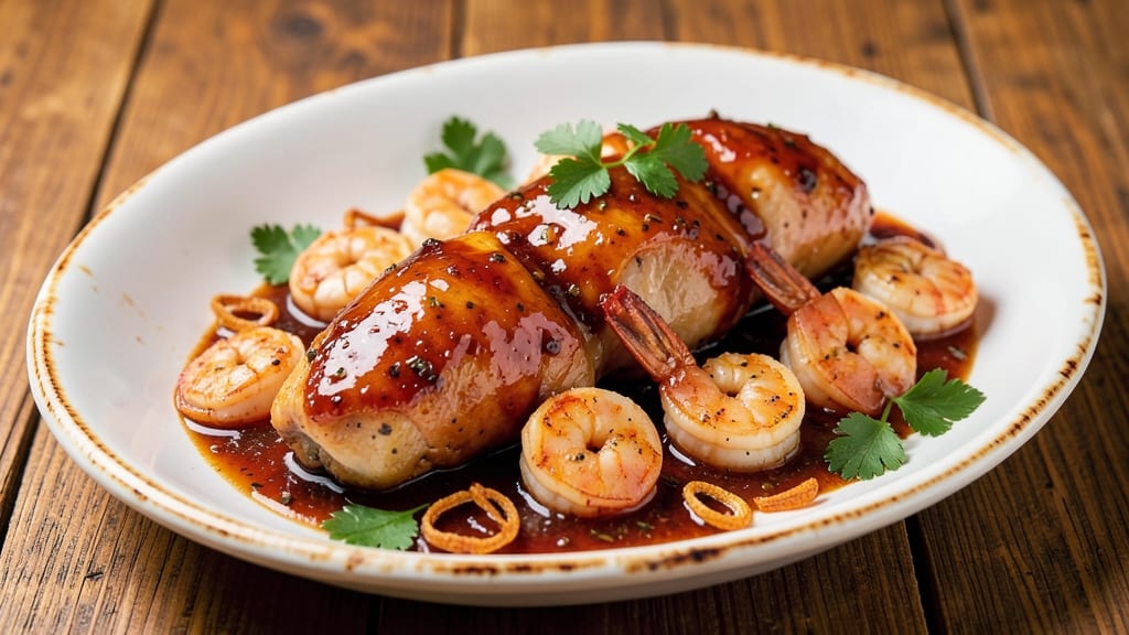Applebee's Bourbon Chicken and Shrimp Copycat Recipe: Smoky-Sweet Glaze with Crispy Cornmeal Crunch