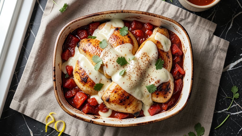 Baked Chicken Rotel Recipe: Spicy Cheese-Melting One-Pan Magic