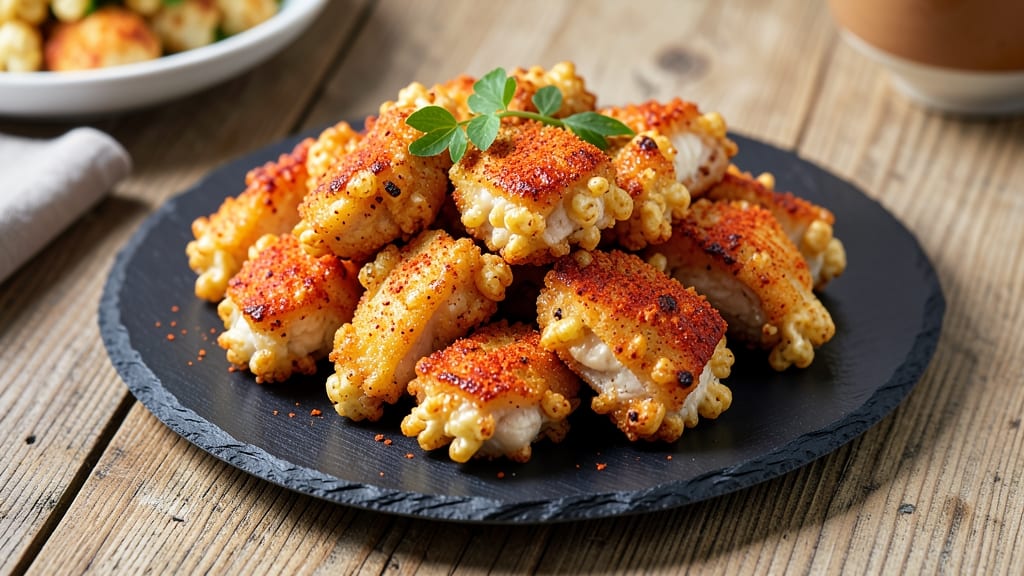Air-Fried Popcorn Chicken Recipe: Crunchy Cornflake Crust With Juicy Centers