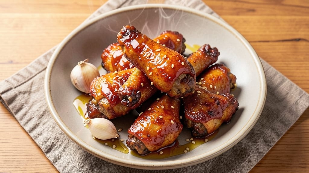 Baked Chinese Chicken Wings Recipe: Five-Spice Crunch With Glossy Honey Glaze