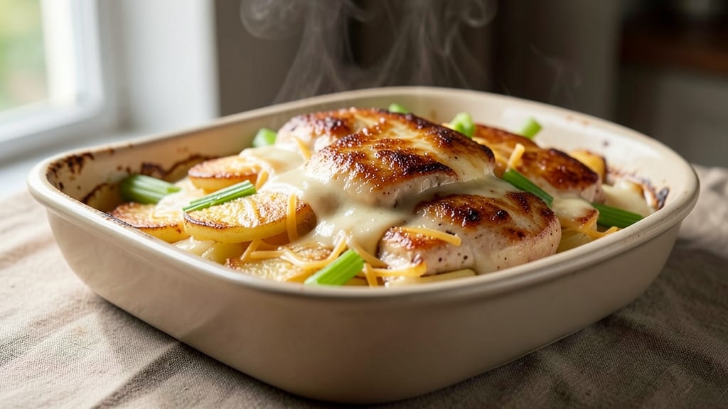 Betty Crocker Au Gratin Potatoes Chicken Recipe: One-Dish Comfort with Crispy Celery Crown