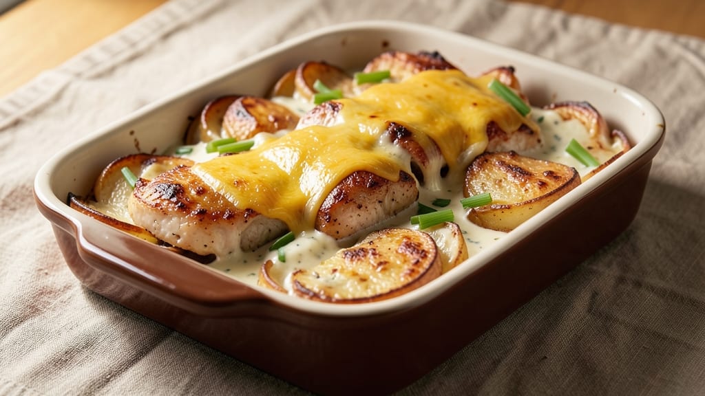 Betty Crocker Scalloped Potatoes and Chicken Recipe: Layered Comfort with Crispy Celery Crown