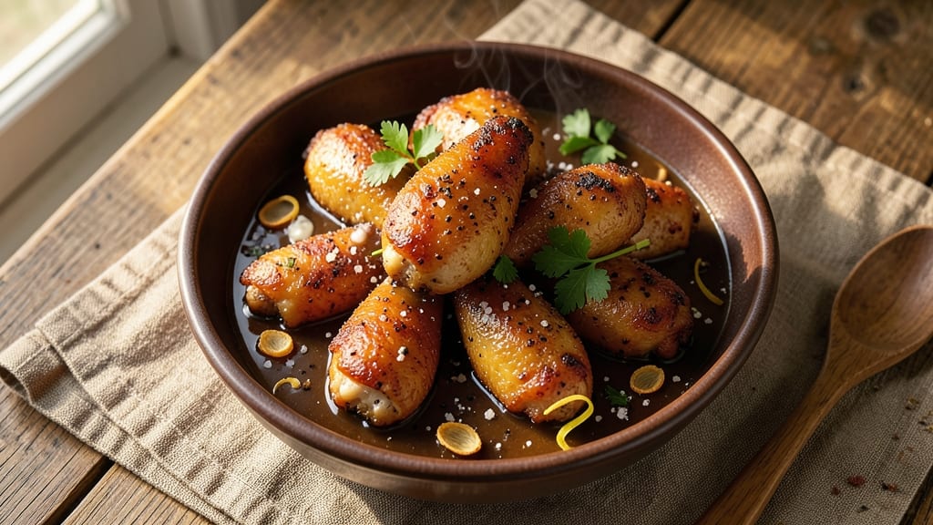 Baked Chicken Wings With Homemade Gravy Recipe: Slow-Braised Richness That Soaks Up Every Bite