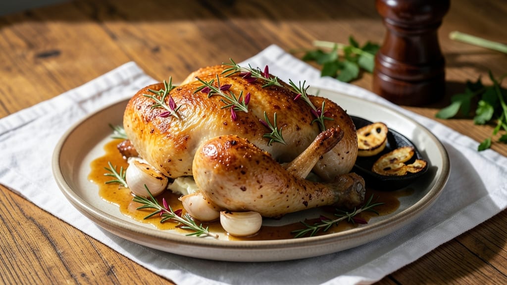 Adam Byatt's Roast Chicken Recipe: Crispy Skin, Juicy Meat, and Herb-Infused Magic