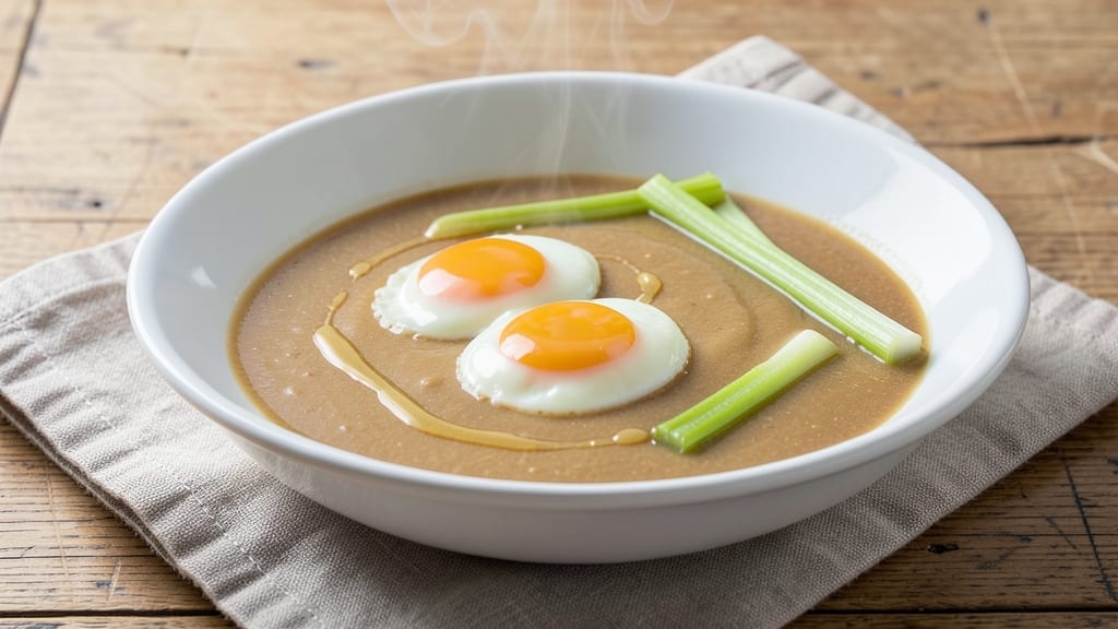 Campbell's Chicken Recipe: Crispy Celery Crown Over Ultra-Creamy Yolk Delight