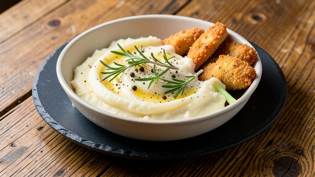 Church's Chicken Mashed Potatoes Recipe: Celery Crown Crunch Over Buttery Herb Velvety