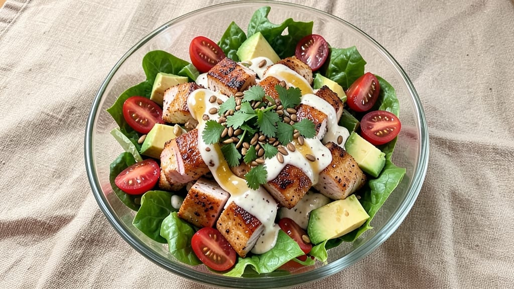 Applebee's Southwest Chicken Salad Recipe: Crunchy Tortilla Chips and Zesty Lime Dressing