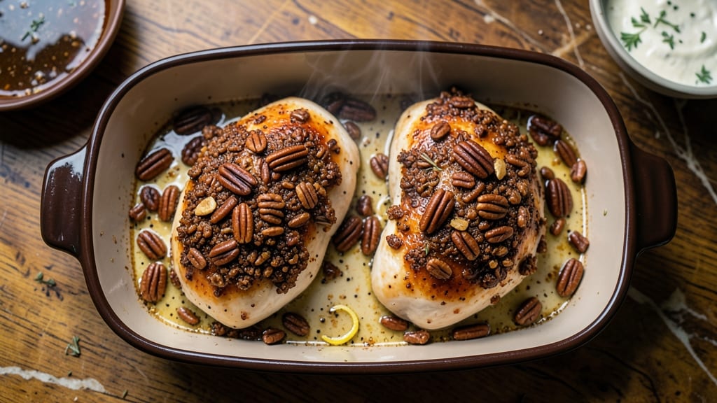 Baked Pecan Crusted Chicken Recipe: Buttery Nut Crunch Meets Juicy Perfection