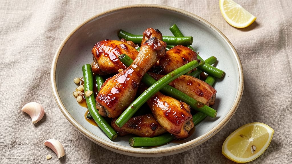 Gordon Ramsay Chicken Wings and Green Beans Recipe: Crispy-Skinned Wings With Charred Green Beans