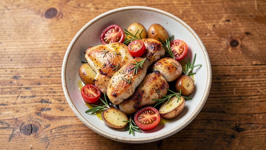 Jamie Oliver's Chicken, Potato, and Tomato Recipe: One-Pan Weeknight Hero