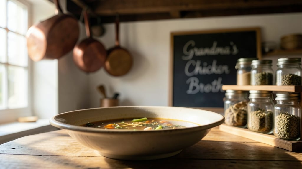 Old Fashioned Chicken Broth Recipe: Homemade Depth With Celery, Carrot, and Herb Brilliance