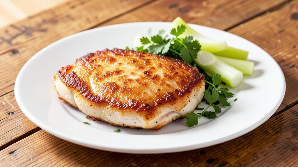 Vinny's Mom's Chicken Cutlet Recipe: Crispy Celery Crown Over Melty Herb Yolk Magic